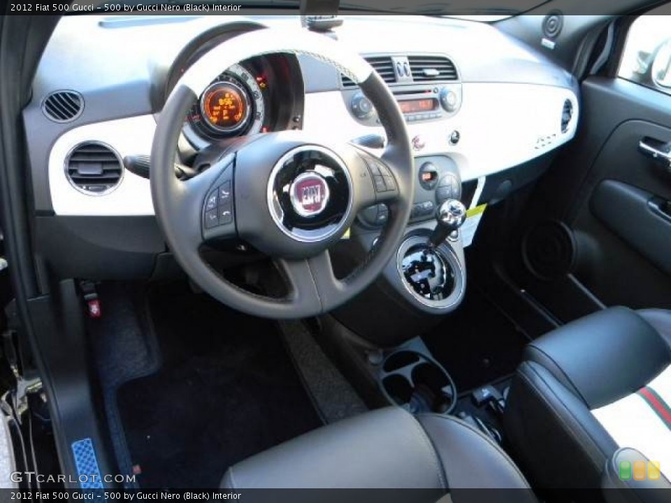 500 by Gucci Nero (Black) Interior Dashboard for the 2012 Fiat 500 Gucci #59188046