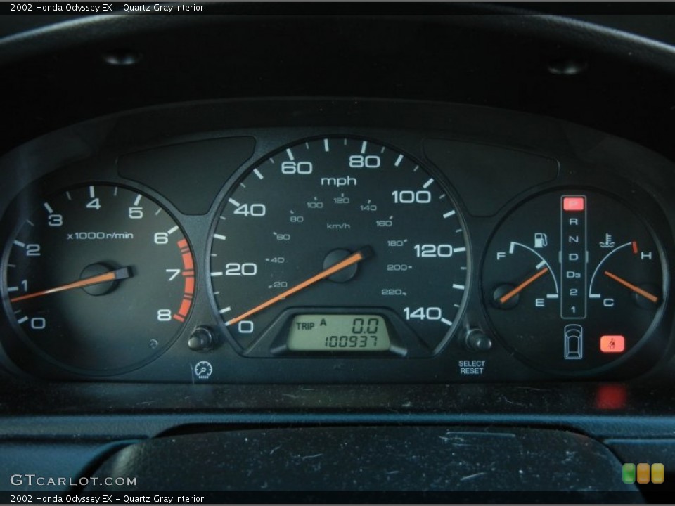 Quartz Gray Interior Gauges for the 2002 Honda Odyssey EX #59188295