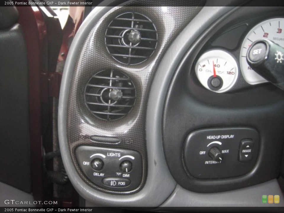 Dark Pewter Interior Controls for the 2005 Pontiac Bonneville GXP #59188607