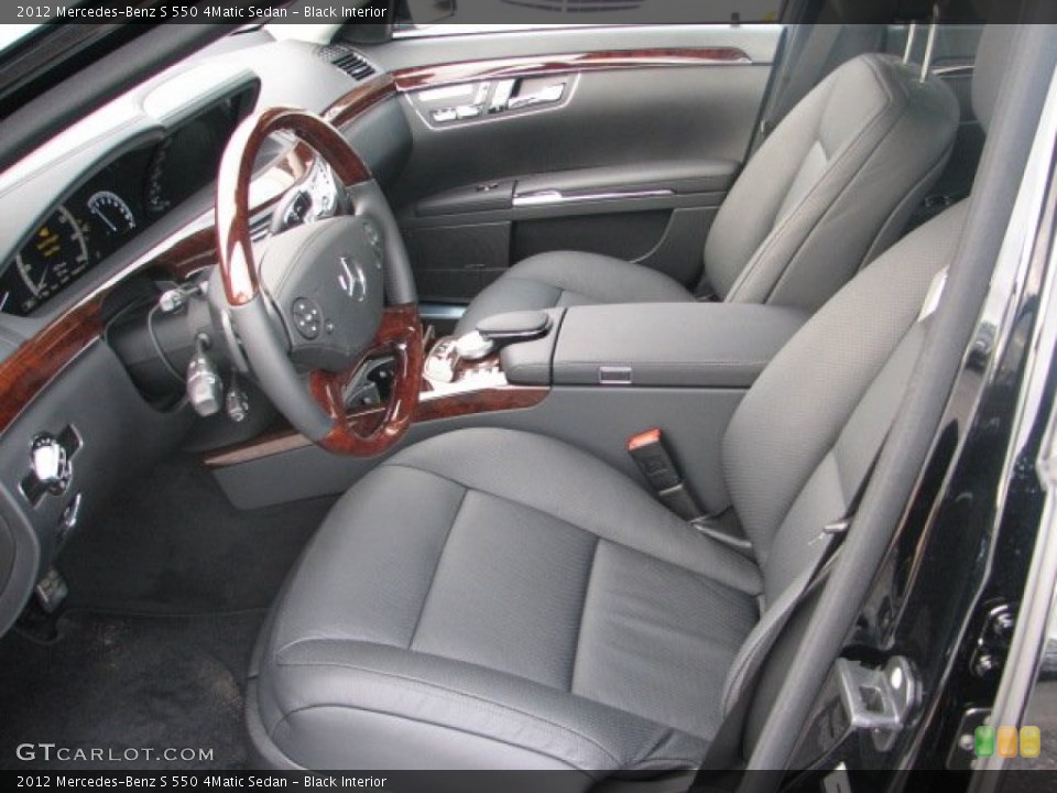 Black Interior Photo for the 2012 Mercedes-Benz S 550 4Matic Sedan #59189804