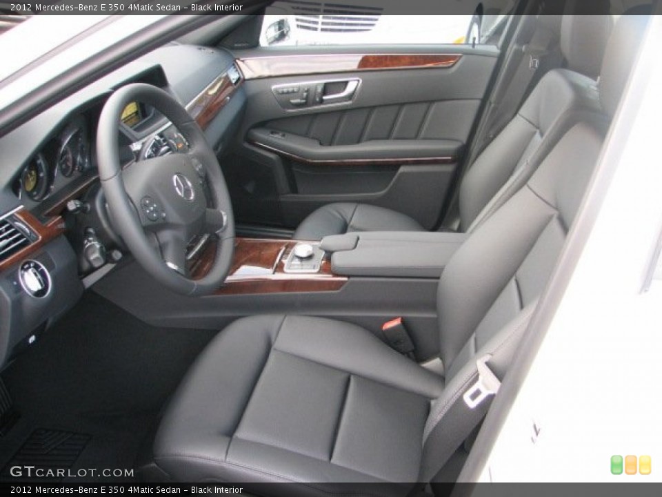 Black Interior Photo for the 2012 Mercedes-Benz E 350 4Matic Sedan #59190047