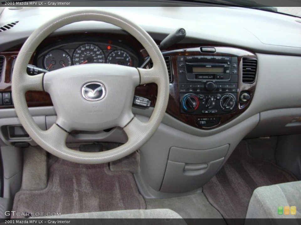 Gray Interior Dashboard for the 2001 Mazda MPV LX #59192288