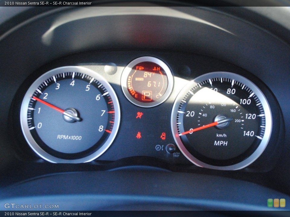 SE-R Charcoal Interior Gauges for the 2010 Nissan Sentra SE-R #59194256