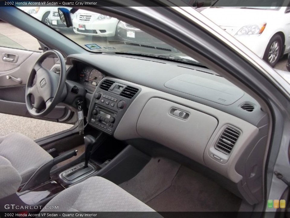 Quartz Gray Interior Dashboard for the 2002 Honda Accord VP Sedan #59195699