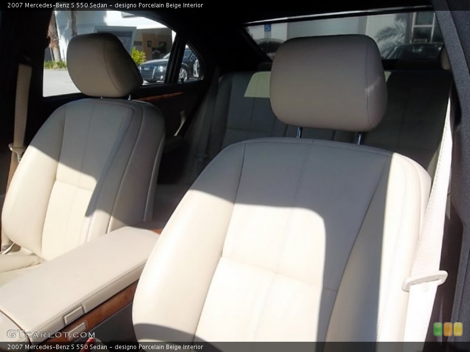 designo Porcelain Beige Interior Photo for the 2007 Mercedes-Benz S 550 Sedan #59196764