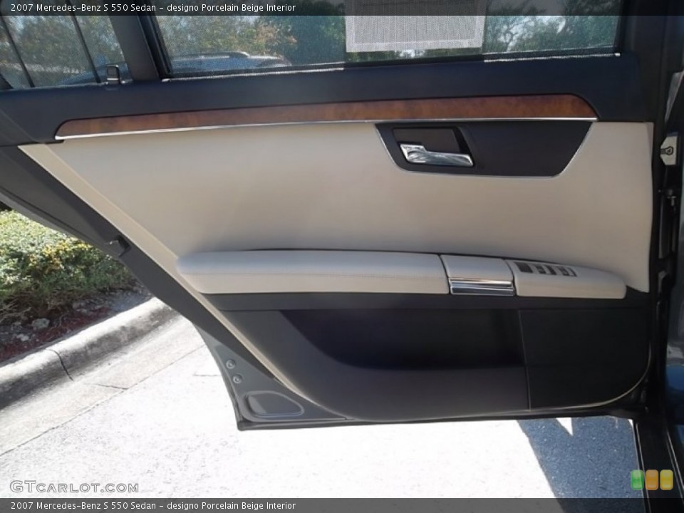 designo Porcelain Beige Interior Door Panel for the 2007 Mercedes-Benz S 550 Sedan #59196773