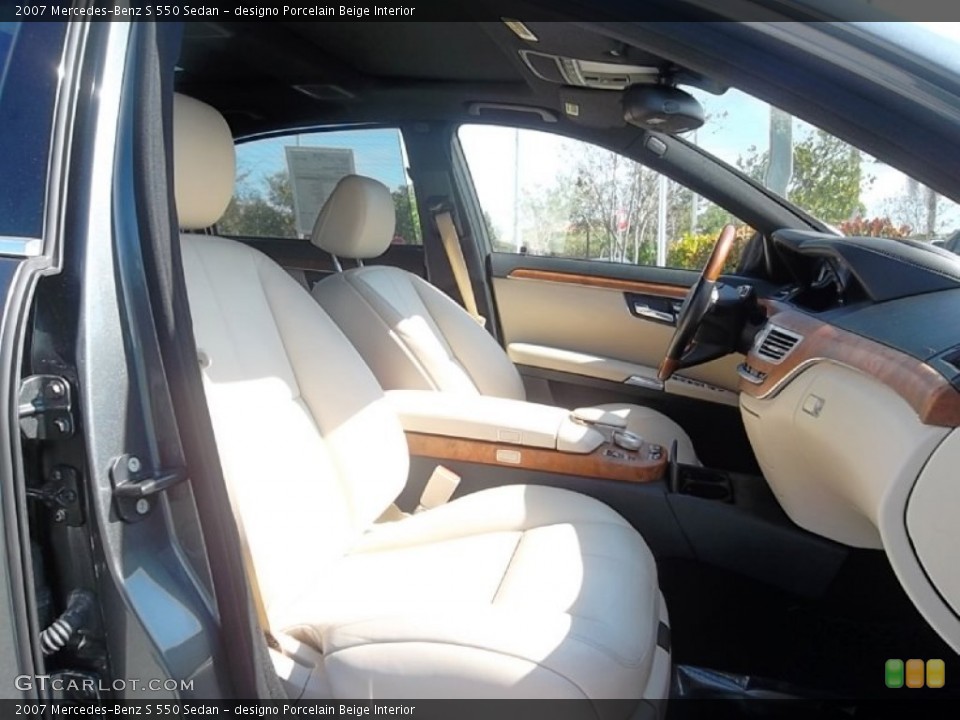 designo Porcelain Beige Interior Photo for the 2007 Mercedes-Benz S 550 Sedan #59196788