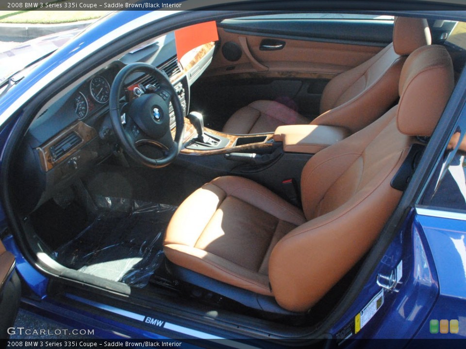 Saddle Brown/Black Interior Photo for the 2008 BMW 3 Series 335i Coupe #59198660