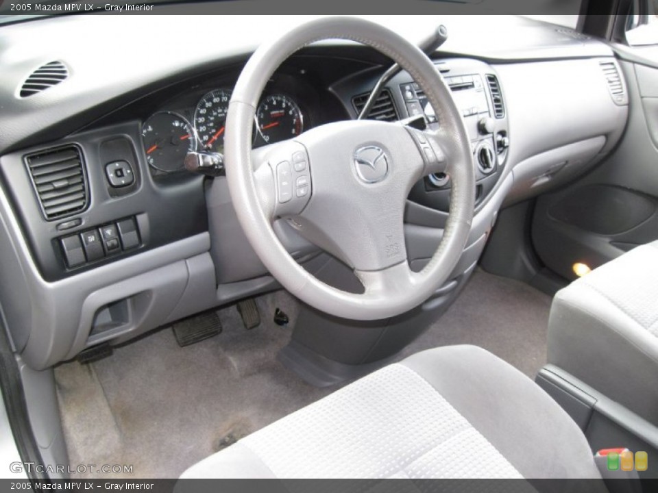 Gray Interior Dashboard for the 2005 Mazda MPV LX #59201219