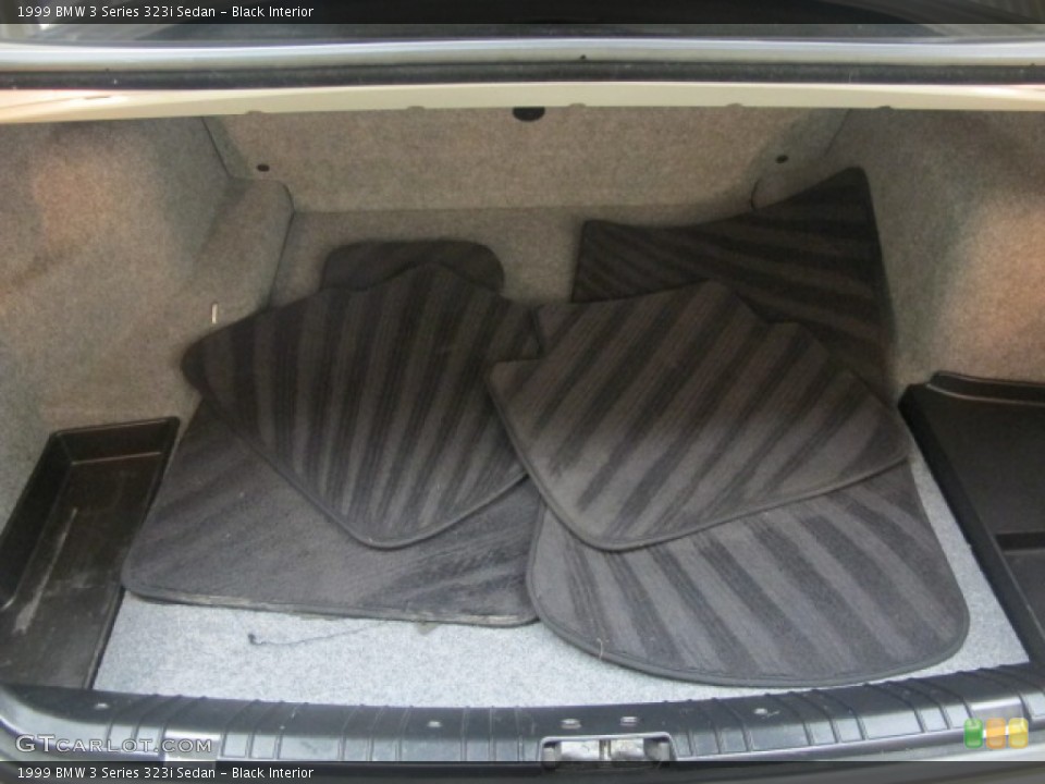 Black Interior Trunk for the 1999 BMW 3 Series 323i Sedan #59201318