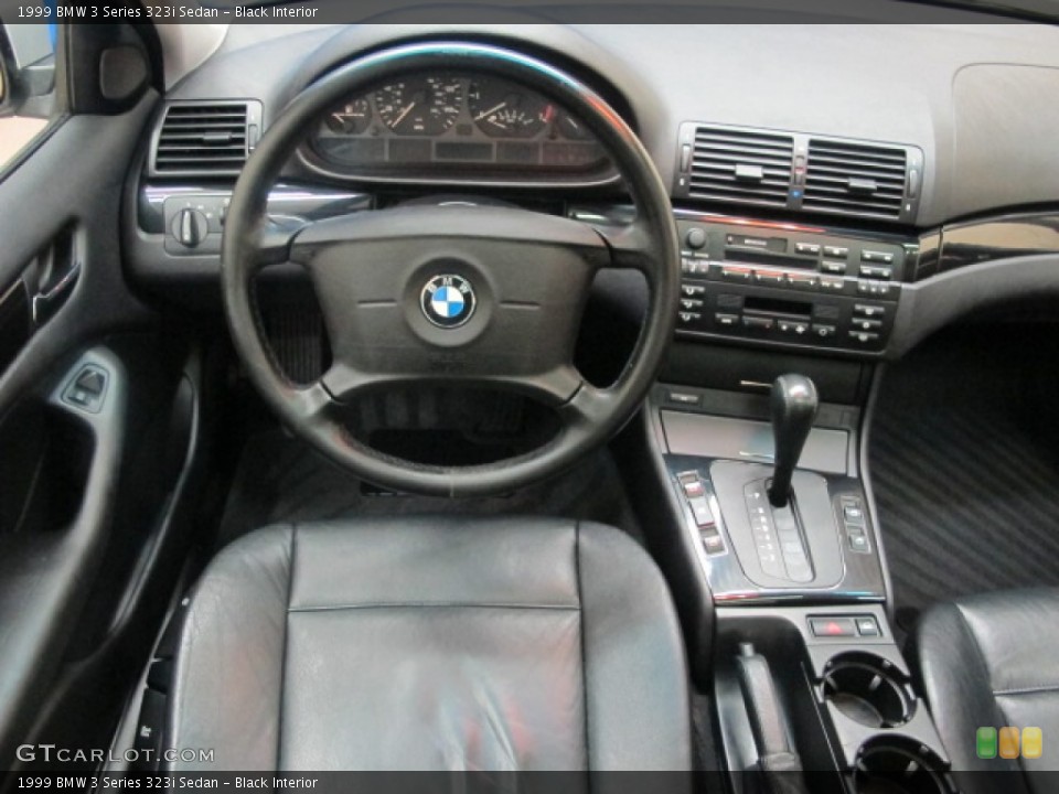 Black Interior Dashboard for the 1999 BMW 3 Series 323i Sedan #59201438