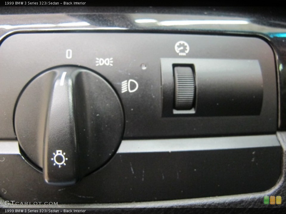 Black Interior Controls for the 1999 BMW 3 Series 323i Sedan #59201537
