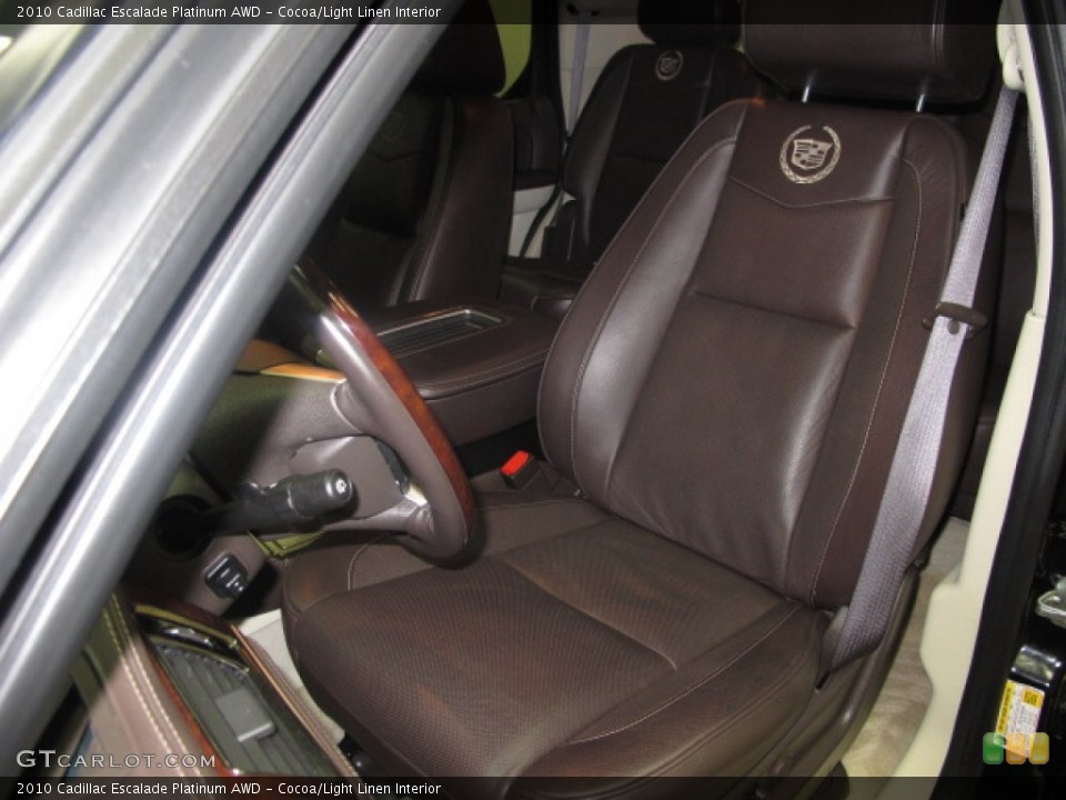 Cocoa/Light Linen Interior Photo for the 2010 Cadillac Escalade Platinum AWD #59202200