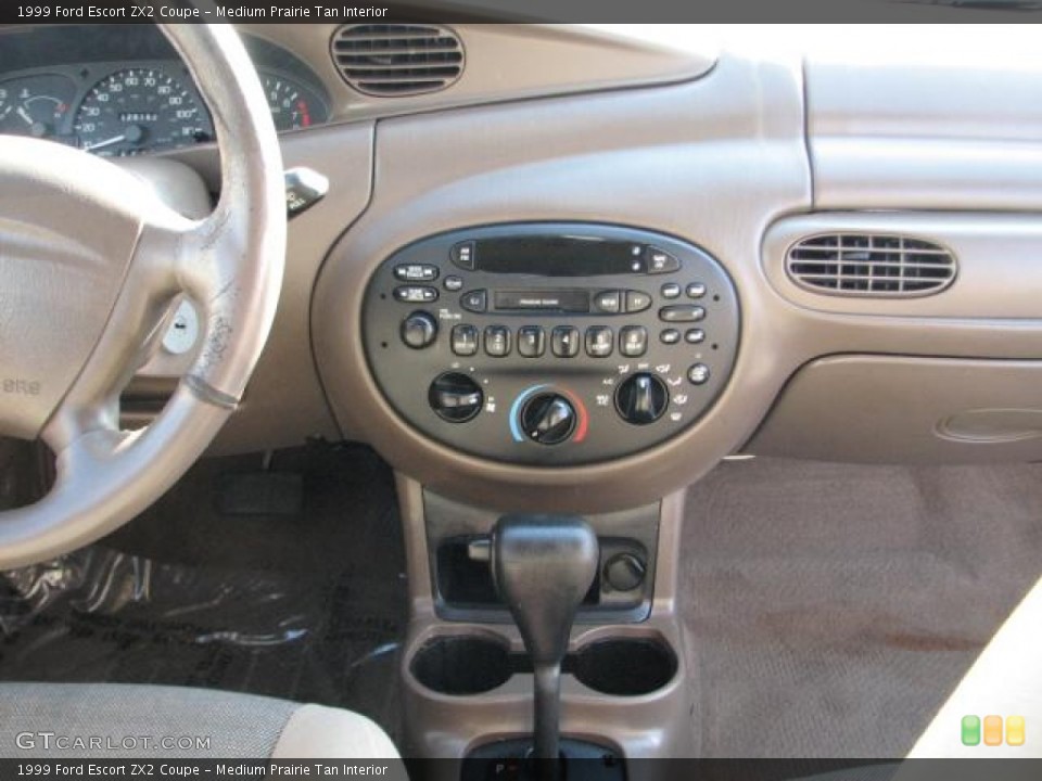 Medium Prairie Tan Interior Controls for the 1999 Ford Escort ZX2 Coupe #59204897