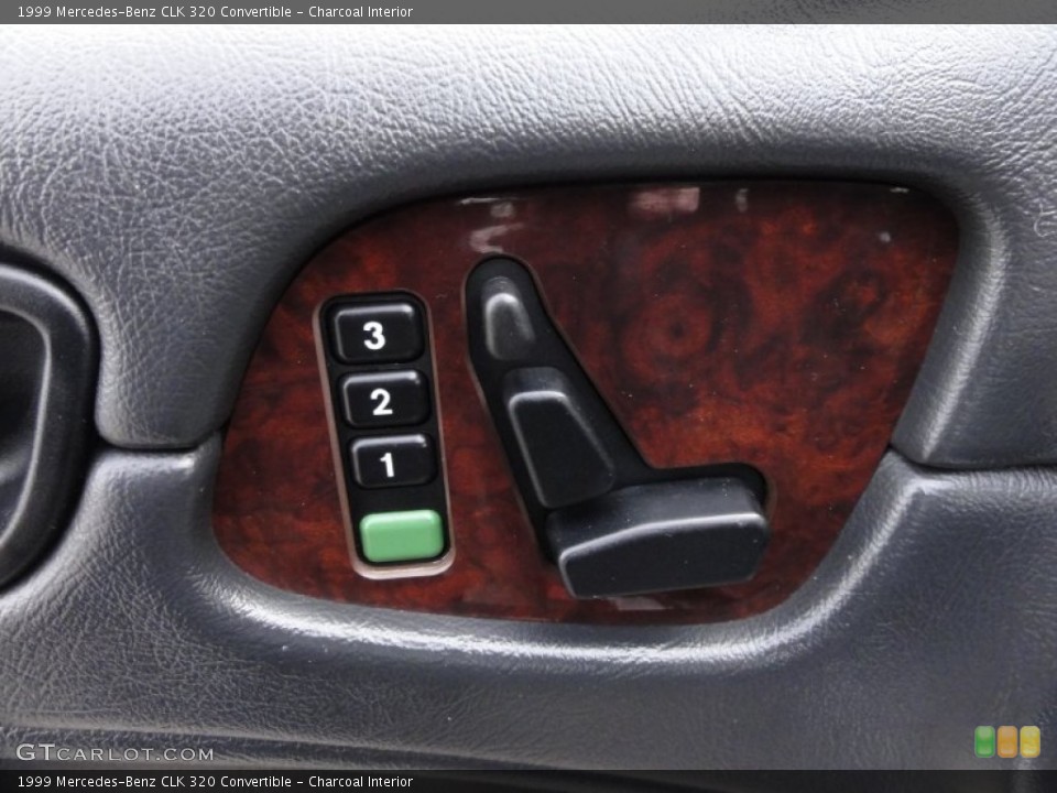 Charcoal Interior Controls for the 1999 Mercedes-Benz CLK 320 Convertible #59206613