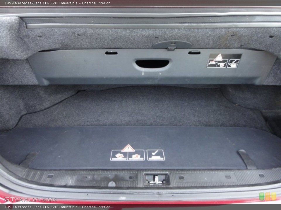 Charcoal Interior Trunk for the 1999 Mercedes-Benz CLK 320 Convertible #59206691