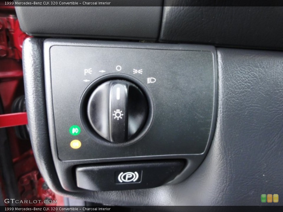 Charcoal Interior Controls for the 1999 Mercedes-Benz CLK 320 Convertible #59206874