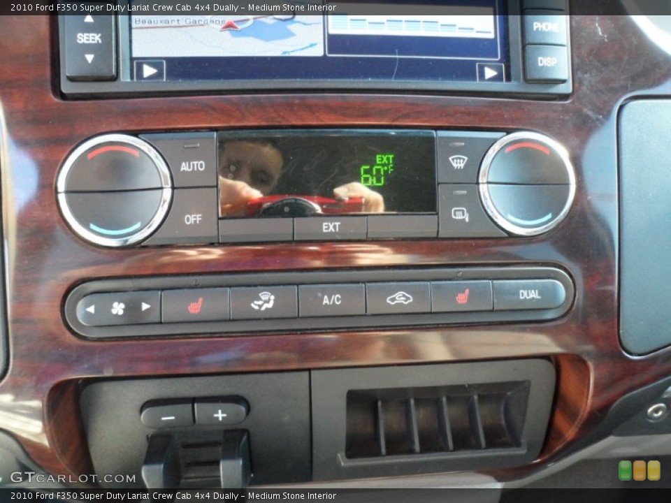 Medium Stone Interior Controls for the 2010 Ford F350 Super Duty Lariat Crew Cab 4x4 Dually #59206919