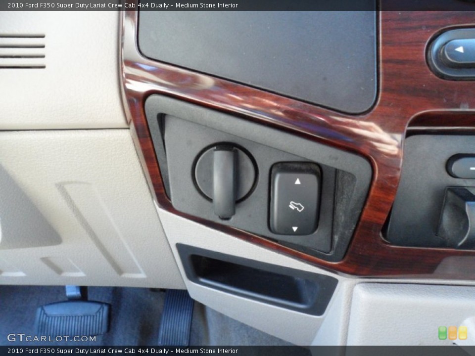 Medium Stone Interior Controls for the 2010 Ford F350 Super Duty Lariat Crew Cab 4x4 Dually #59206930