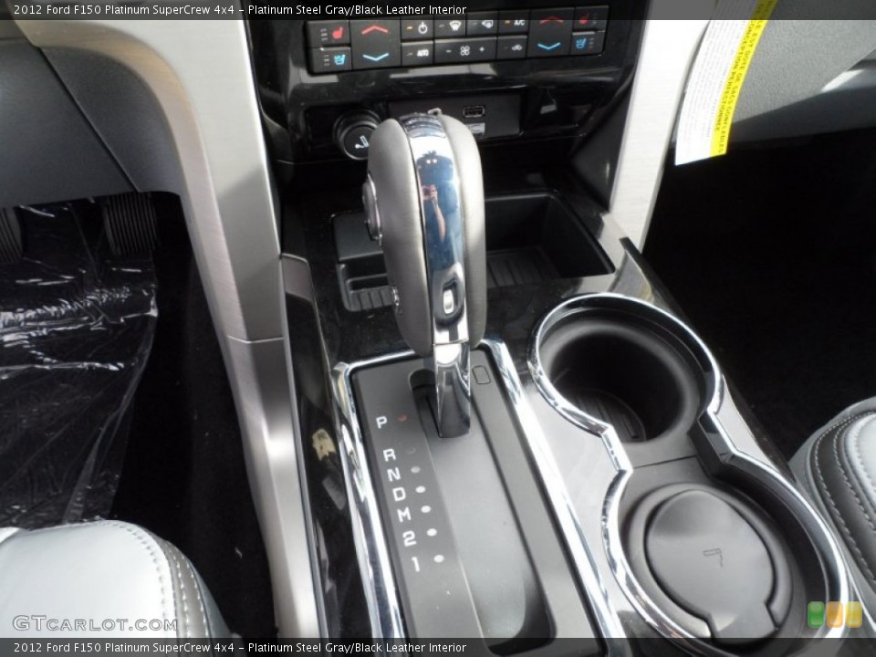 Platinum Steel Gray/Black Leather Interior Transmission for the 2012 Ford F150 Platinum SuperCrew 4x4 #59208398