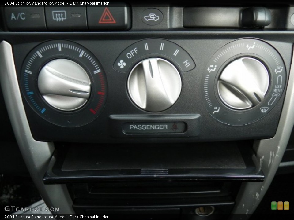 Dark Charcoal Interior Controls for the 2004 Scion xA  #59208630