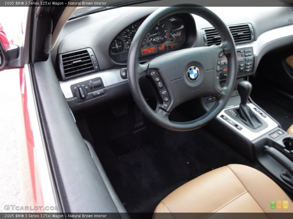 Natural Brown Interior Dashboard for the 2005 BMW 3 Series 325xi Wagon #59209817