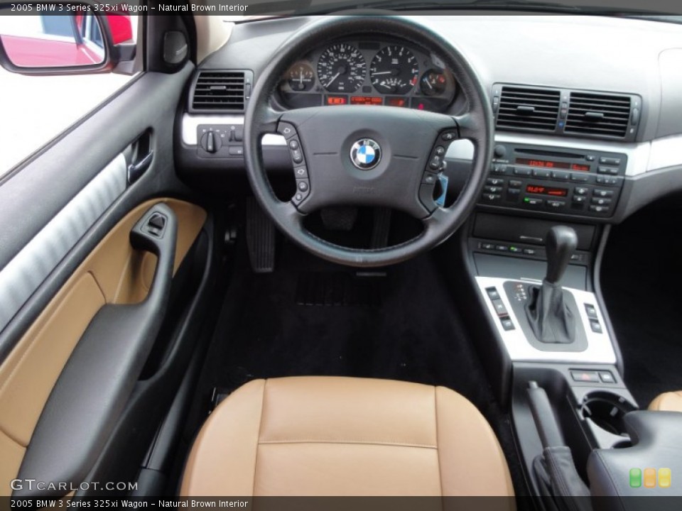Natural Brown Interior Dashboard for the 2005 BMW 3 Series 325xi Wagon #59209973