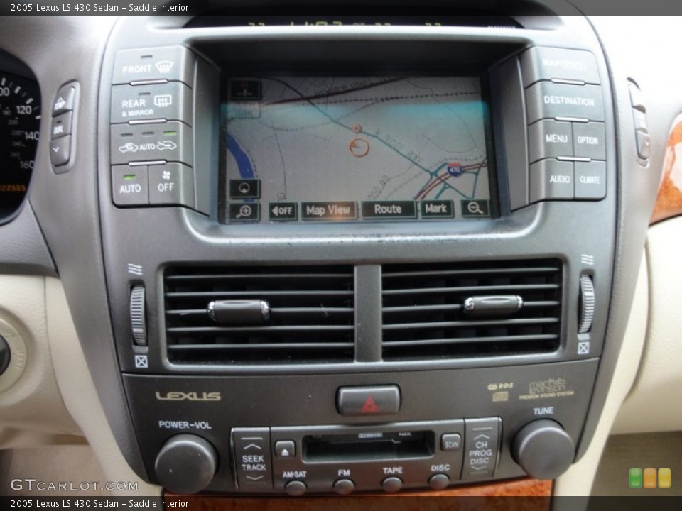 Saddle Interior Navigation for the 2005 Lexus LS 430 Sedan #59211530