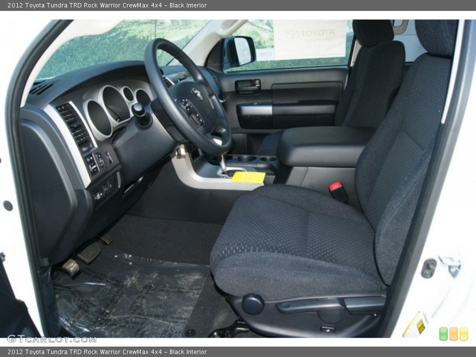 Black Interior Photo for the 2012 Toyota Tundra TRD Rock Warrior CrewMax 4x4 #59214674
