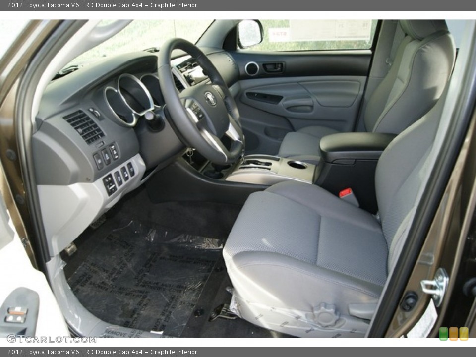 Graphite Interior Photo for the 2012 Toyota Tacoma V6 TRD Double Cab 4x4 #59215988
