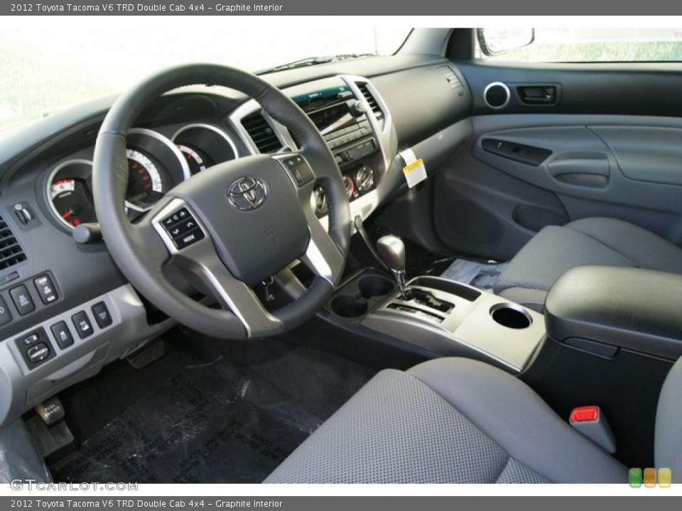 Graphite Interior Photo for the 2012 Toyota Tacoma V6 TRD Double Cab 4x4 #59215994