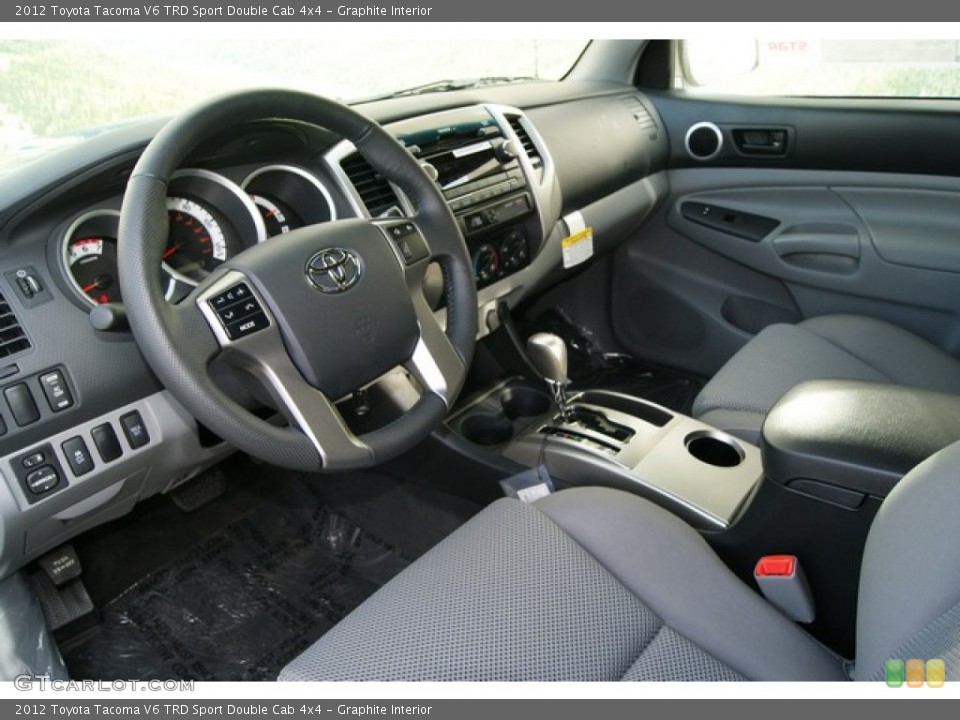 Graphite Interior Photo for the 2012 Toyota Tacoma V6 TRD Sport Double Cab 4x4 #59216251