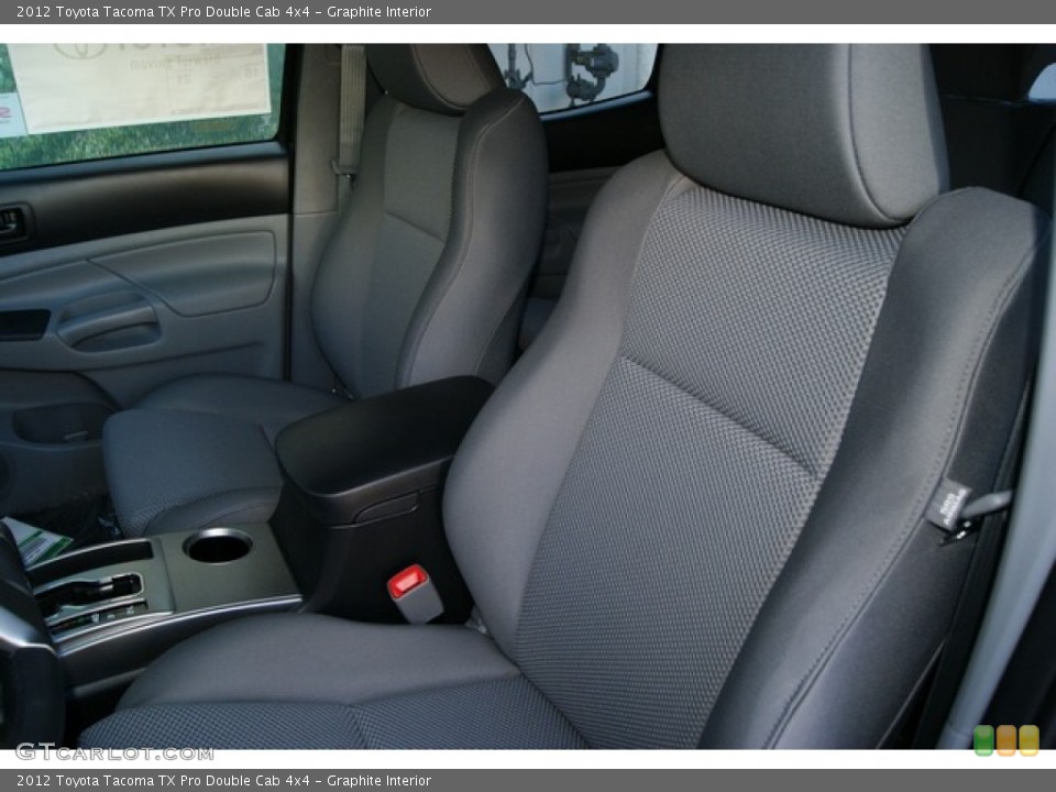 Graphite Interior Photo for the 2012 Toyota Tacoma TX Pro Double Cab 4x4 #59216690