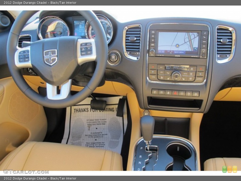 Black/Tan Interior Dashboard for the 2012 Dodge Durango Citadel #59219943