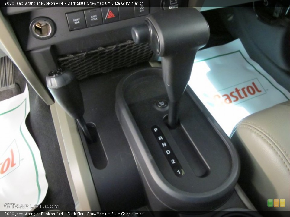 Dark Slate Gray/Medium Slate Gray Interior Transmission for the 2010 Jeep Wrangler Rubicon 4x4 #59220414