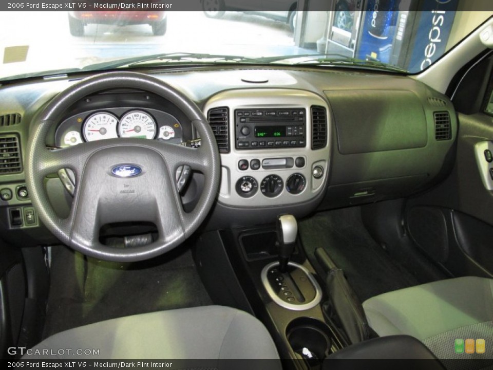 Medium/Dark Flint Interior Dashboard for the 2006 Ford Escape XLT V6 #59223176
