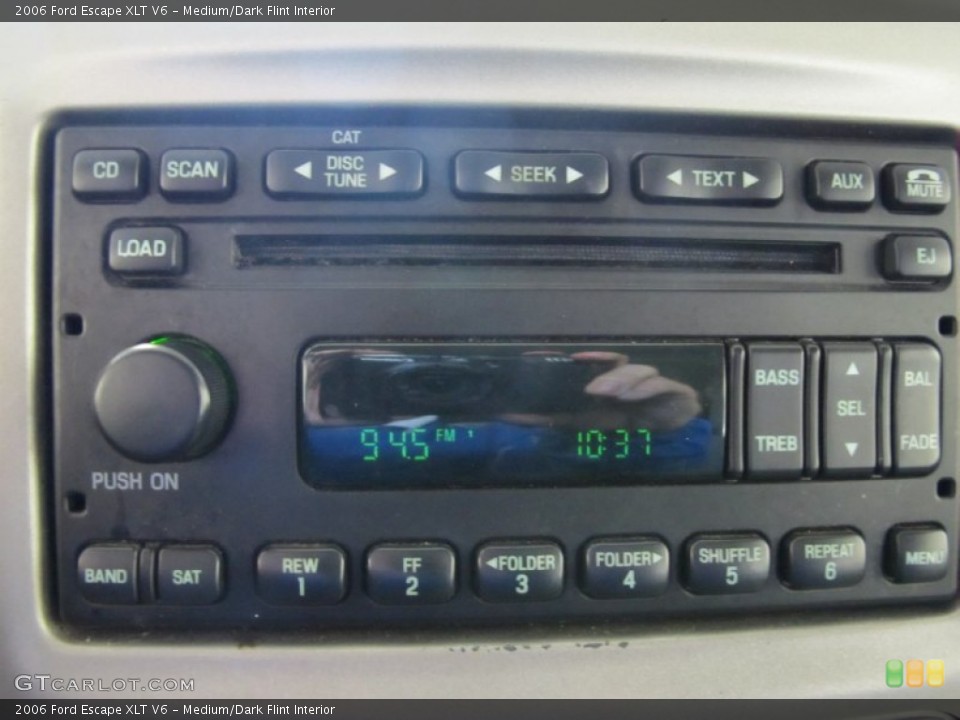 Medium/Dark Flint Interior Audio System for the 2006 Ford Escape XLT V6 #59223210