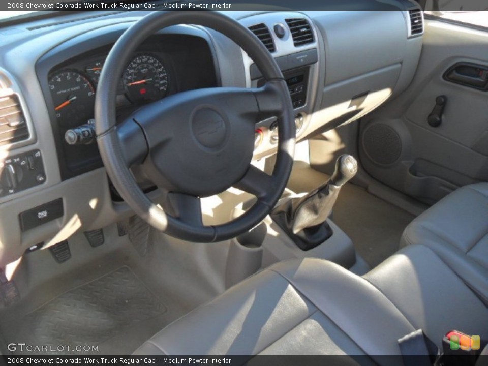 Medium Pewter Interior Prime Interior for the 2008 Chevrolet Colorado Work Truck Regular Cab #59224953