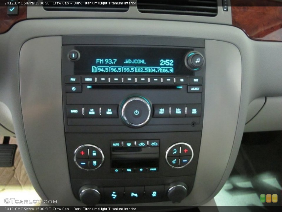 Dark Titanium/Light Titanium Interior Controls for the 2012 GMC Sierra 1500 SLT Crew Cab #59225958