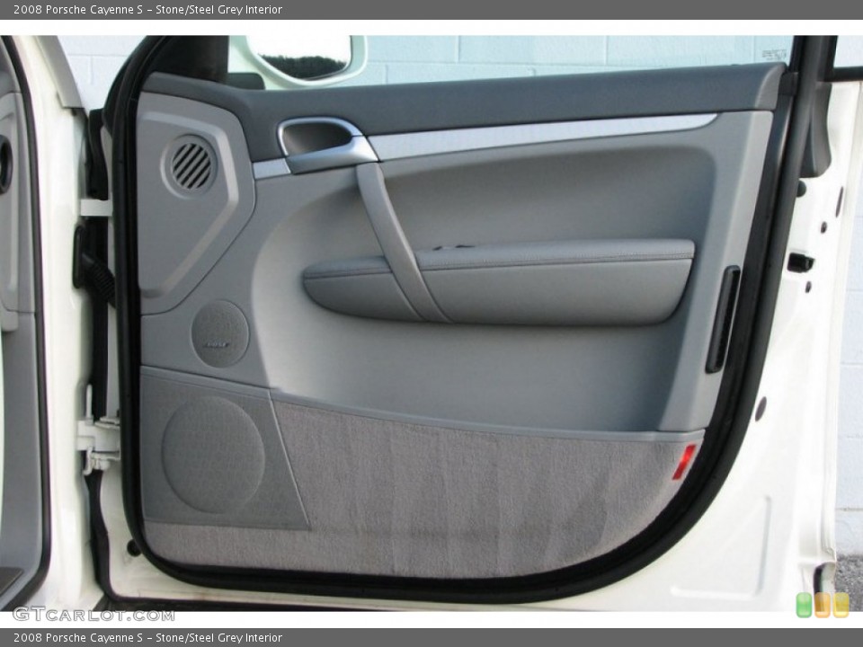 Stone/Steel Grey Interior Door Panel for the 2008 Porsche Cayenne S #59226729