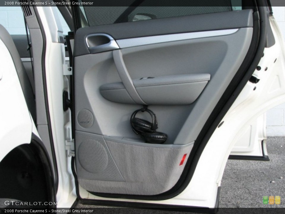 Stone/Steel Grey Interior Door Panel for the 2008 Porsche Cayenne S #59226735