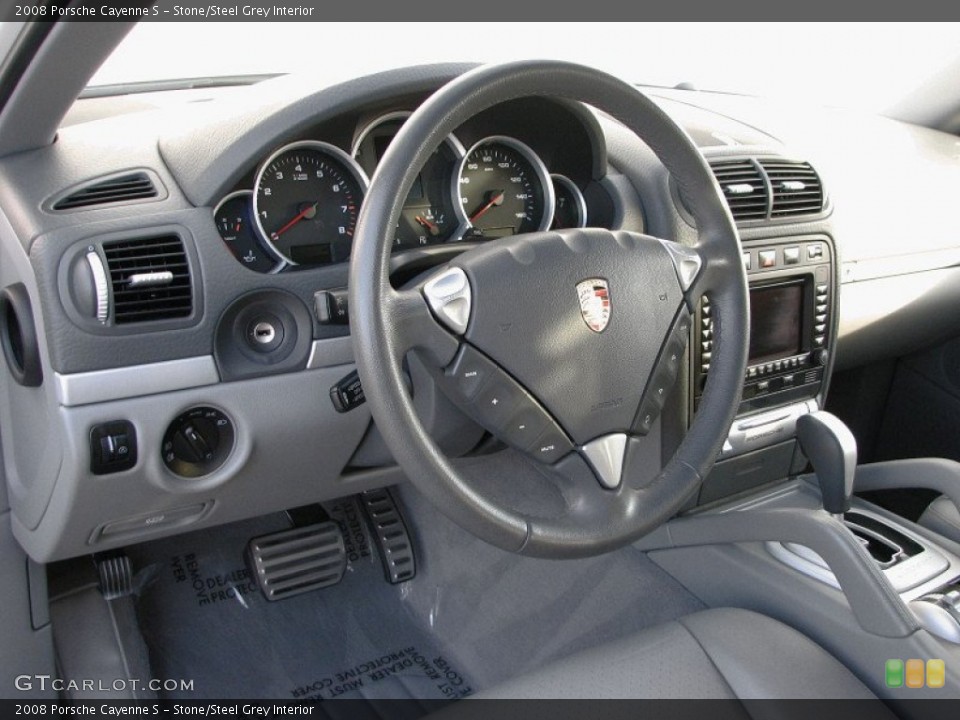 Stone/Steel Grey Interior Steering Wheel for the 2008 Porsche Cayenne S #59226987
