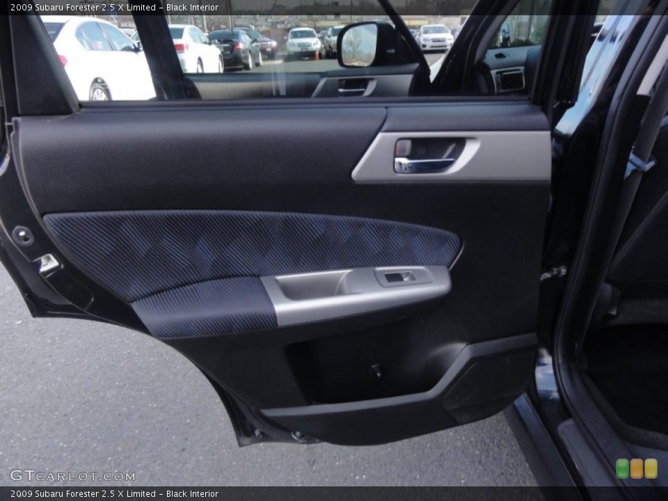 Black Interior Door Panel for the 2009 Subaru Forester 2.5 X Limited #59227536