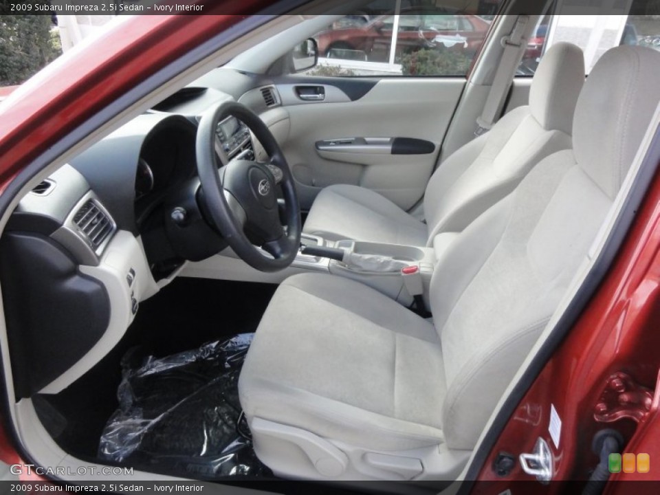 Ivory Interior Photo for the 2009 Subaru Impreza 2.5i Sedan #59227758