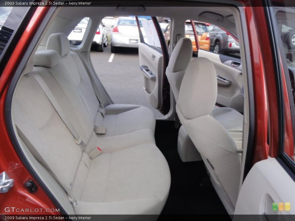 Ivory Interior Photo for the 2009 Subaru Impreza 2.5i Sedan #59227776