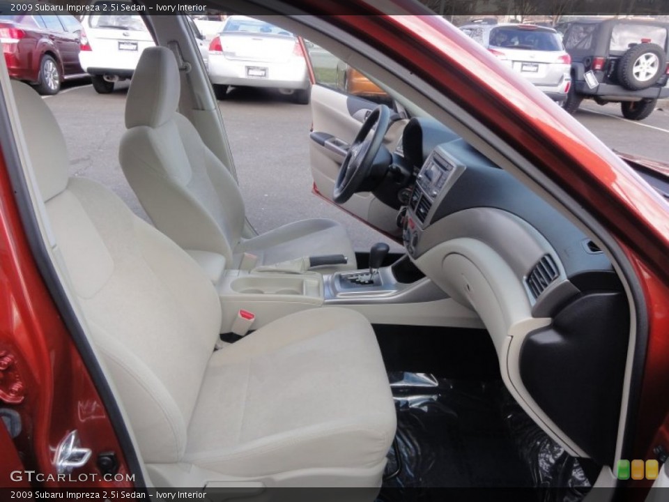 Ivory Interior Photo for the 2009 Subaru Impreza 2.5i Sedan #59227785