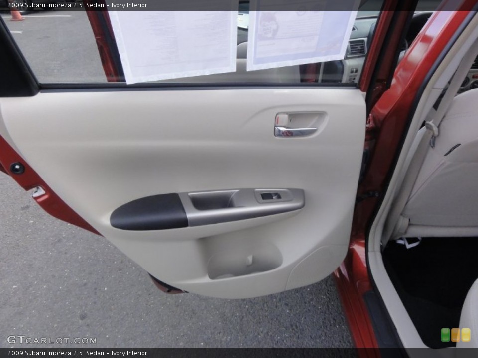 Ivory Interior Door Panel for the 2009 Subaru Impreza 2.5i Sedan #59227809