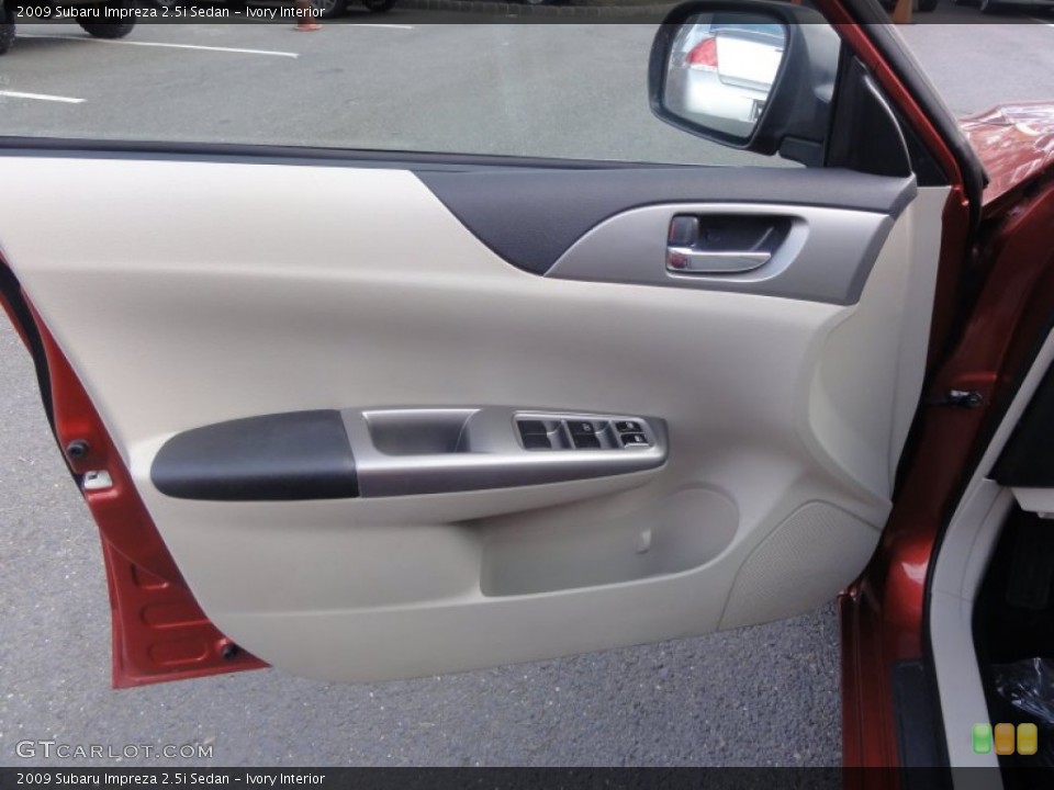 Ivory Interior Door Panel for the 2009 Subaru Impreza 2.5i Sedan #59227815