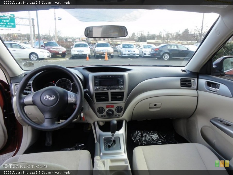 Ivory Interior Dashboard for the 2009 Subaru Impreza 2.5i Sedan #59227821