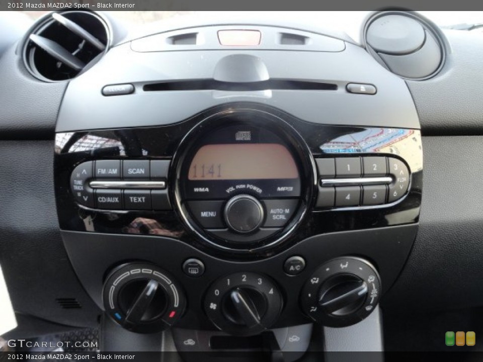 Black Interior Controls for the 2012 Mazda MAZDA2 Sport #59228175